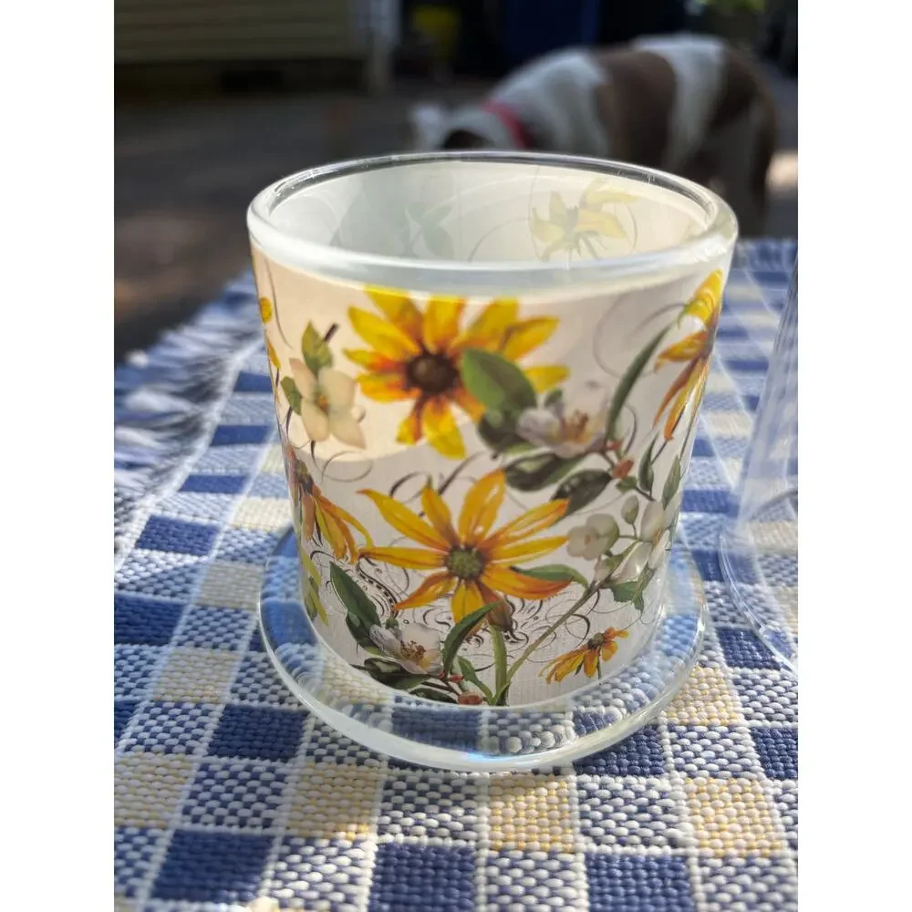 Stonewall Kitchen Butter Bell Jar Michel Designs Floral Country Farmhouse